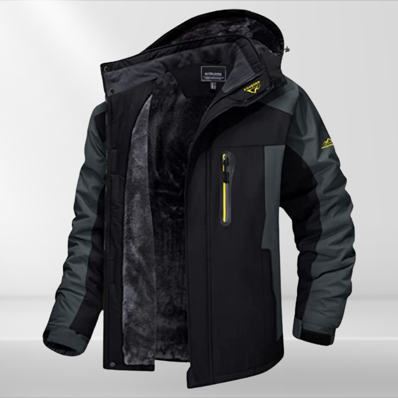 Heren Winterjack Waterdicht Warm Fleece Outdoorjack