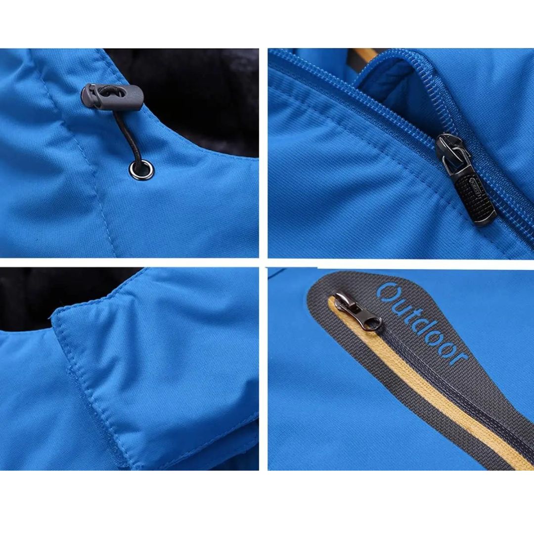 Heren Winterjack Waterdicht Warm Fleece Outdoorjack