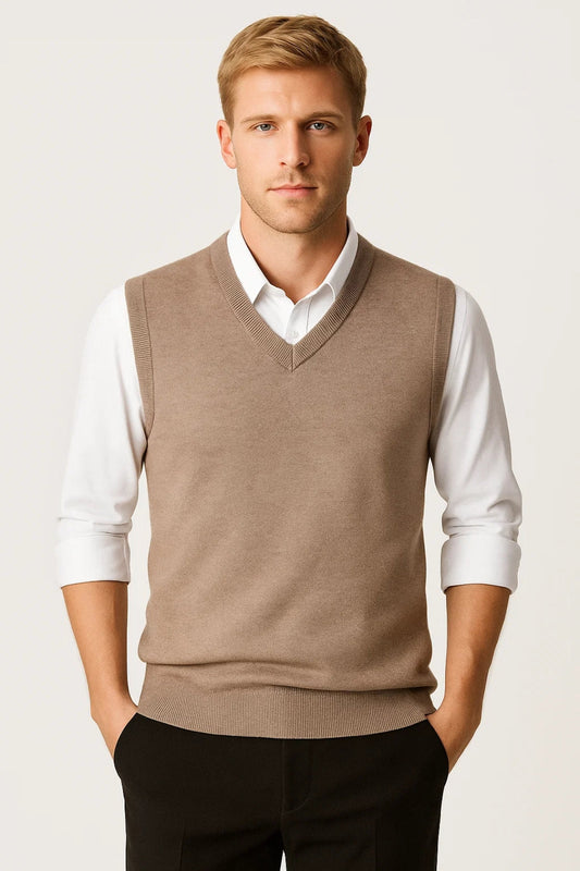 Heren Trui V-hals Comfortabel Klassiek All-Season - StudioMarella