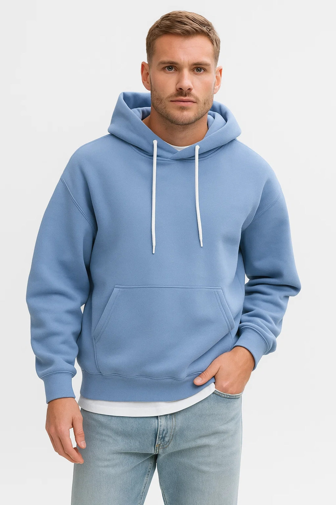 Hoodie Heren Capuchon Warm Comfortabel Casual Winter