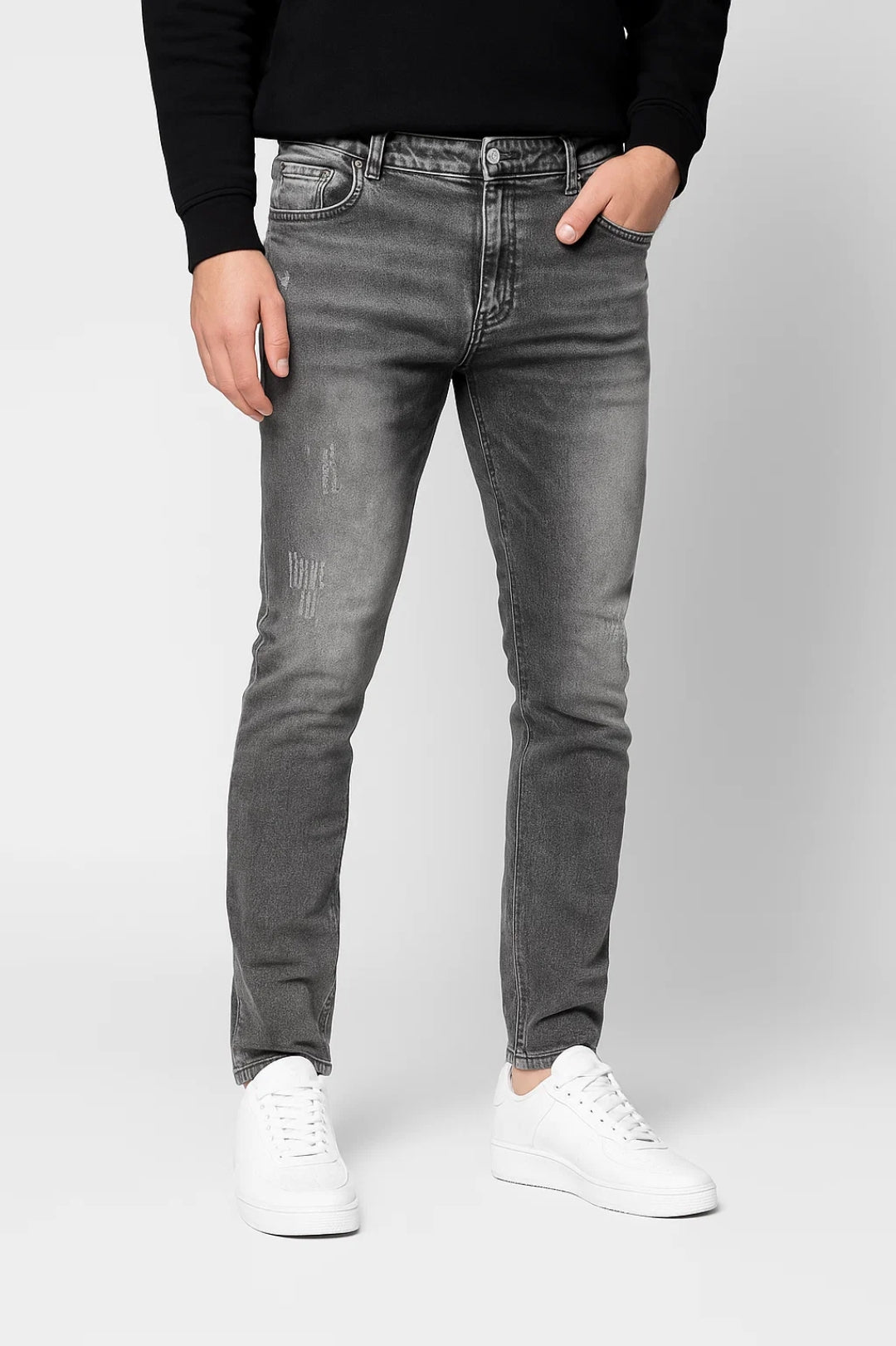 Heren Jeans Slimfit Comfortabel Moderne Pasvorm