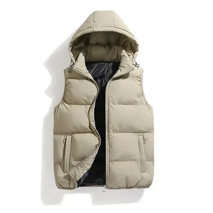 Heren Bodywarmer Waterdicht en Warm met Capuchon