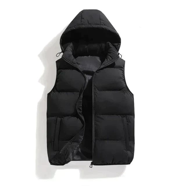 Heren Bodywarmer Waterdicht en Warm met Capuchon