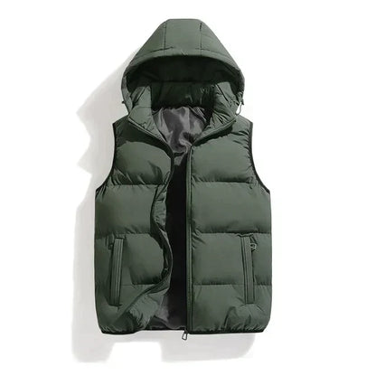 Heren Bodywarmer Waterdicht en Warm met Capuchon - StudioMarella