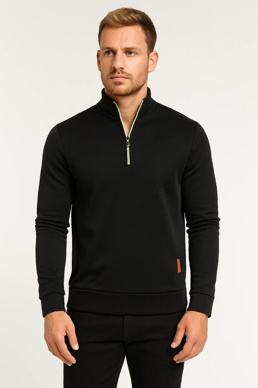 Heren Trui Half Zip Warm voor Koude Dagen - StudioMarella