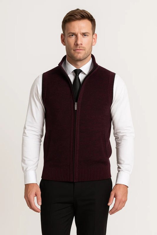 Mouwloze Bodywarmer Heren Rits Voorjaarsjas Comfortabel - StudioMarella