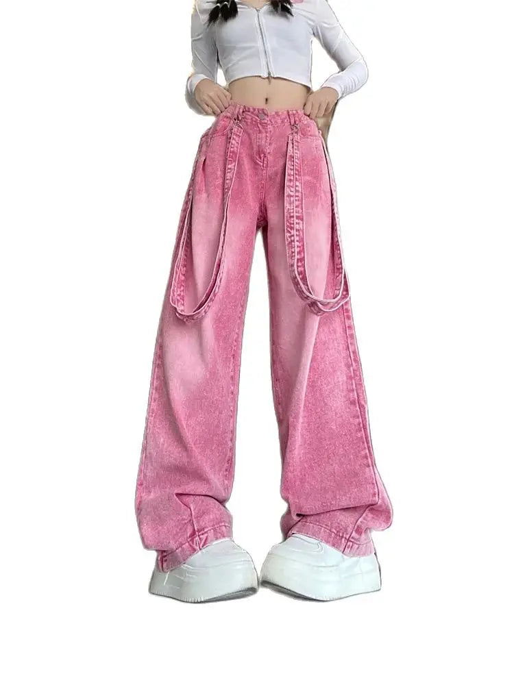 Vrouwen Denim Broek Met Uitsnijdingen Herfst Collectie - StudioMarella