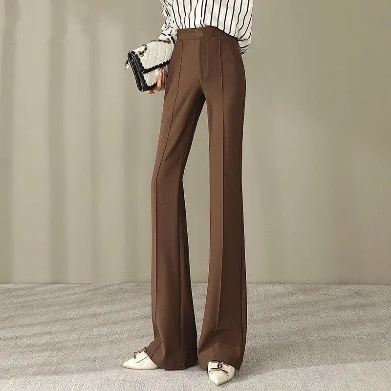Herfst Winter Flare Broek Comfortabele Stijl