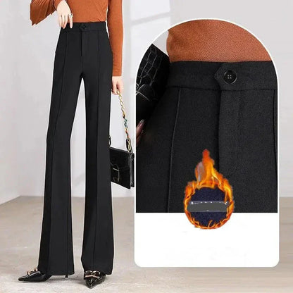 Herfst Winter Flare Broek Comfortabele Stijl