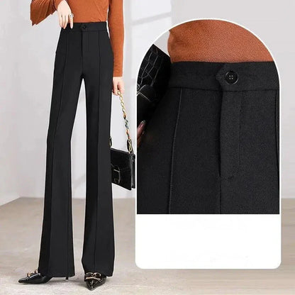 Herfst Winter Flare Broek Comfortabele Stijl