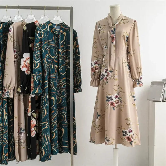 Zomerjurk Bloemenprint Damesjurk Kort en Vrouwelijk - StudioMarella