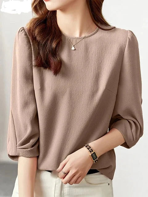 Dames Blouses Herfst Lente - Stijlvolle Tops met 3/4 Mouwen