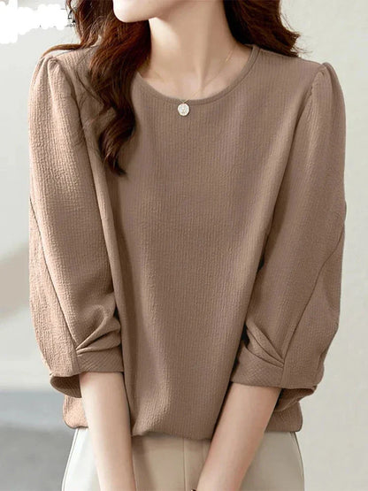 Dames Blouses Herfst Lente - Stijlvolle Tops met 3/4 Mouwen