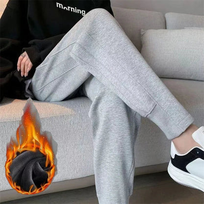 Zachte Pluche Sweatbroek Warm voor Herfst en Winter
