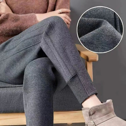 Zachte Pluche Sweatbroek Warm voor Herfst en Winter