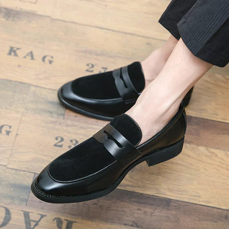 Suède Loafers Heren Elegant Leer Design