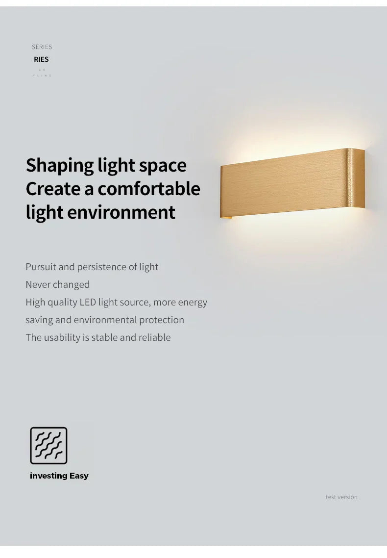 Ultra-dunne design wandlamp APHRODITE — moderne aluminium LED-wandverlichting met acryl kap