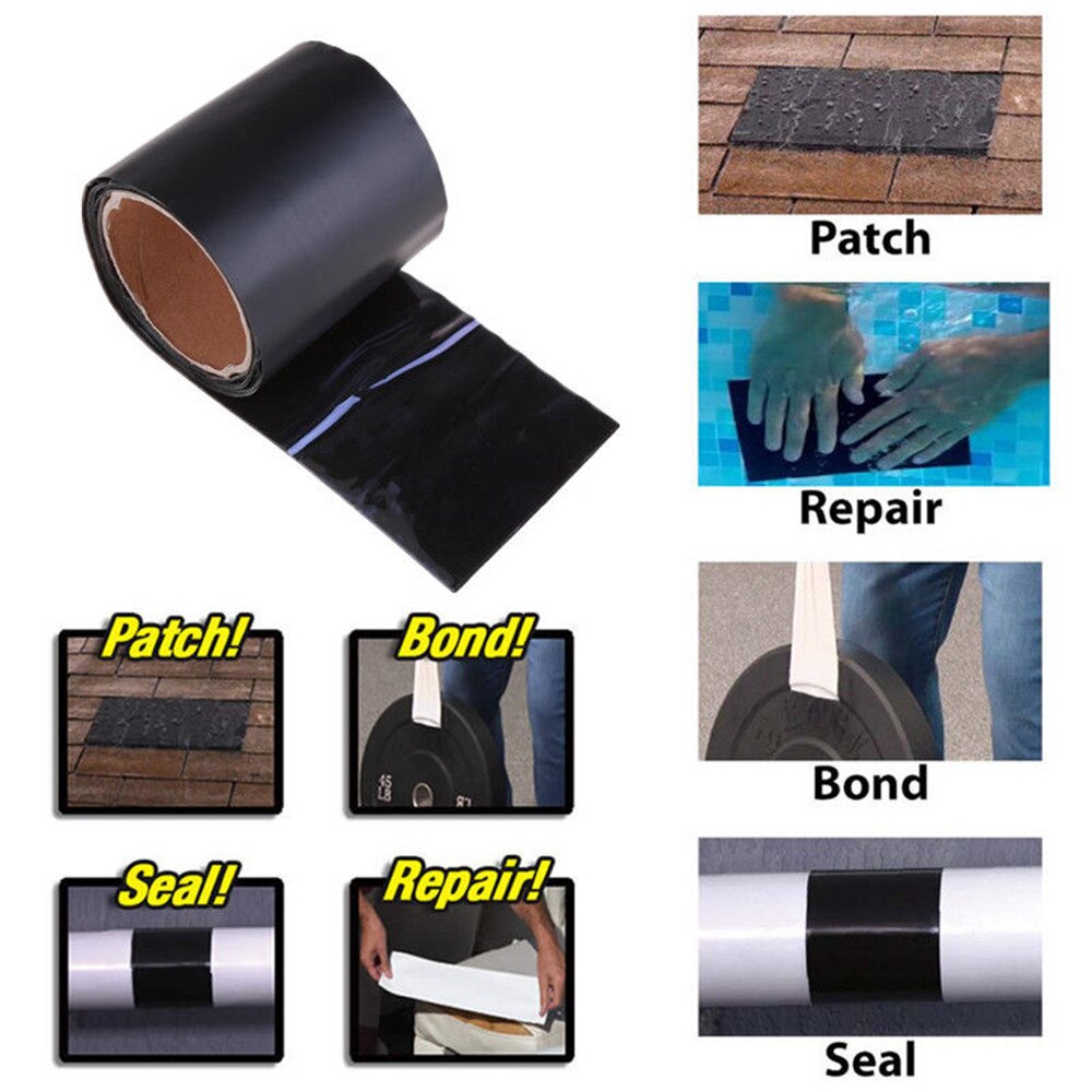 Waterdichte Reparatietape Zelfklevend voor Lekken en Barsten 150x20 cm