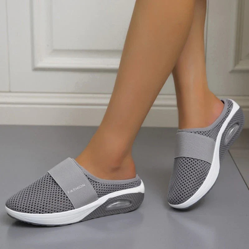 Luchtkussen Comfortschoenen voor Dames en Heren – Ademende Wandelschoen met Voetboogondersteuning en Schokdempende Technologie