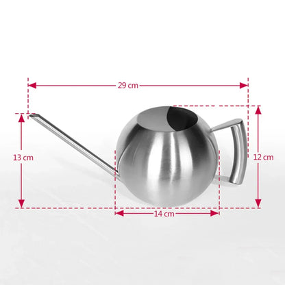 Minimalistische Plantengieter Ø 29 cm Roestvrij Staal voor Interieurplanten 1500 ml