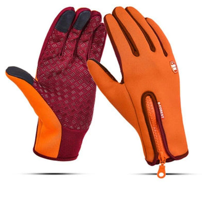 Waterbestendige en Winddichte Handschoenen – Zachte Fleece Voering Thermo Touchscreen Compatibel – Unisex Winter Handschoenen Outdoor Sport Fietsen Wandelen