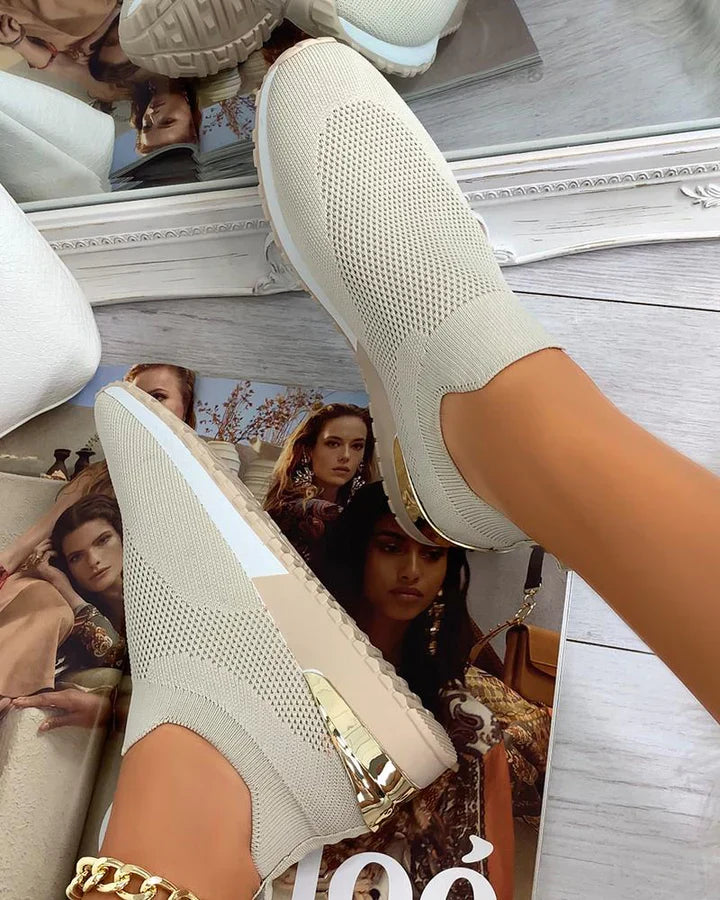 Dames Slip-on Sneakers Comfortabele Lichtgewicht Schoenen