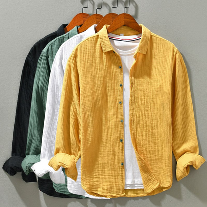 Heren Shirt Lange Mouwen Comfortabel en Stijlvol - StudioMarella