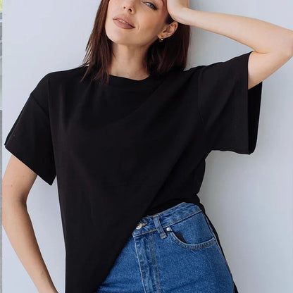 Vrouwen T-shirt Oversized Zomer Katoen Comfortabel