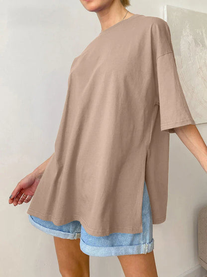 Vrouwen T-shirt Oversized Zomer Katoen Comfortabel