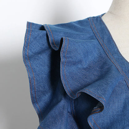 Korte Denim JurkSexy Mini Jurk voor Vrouw