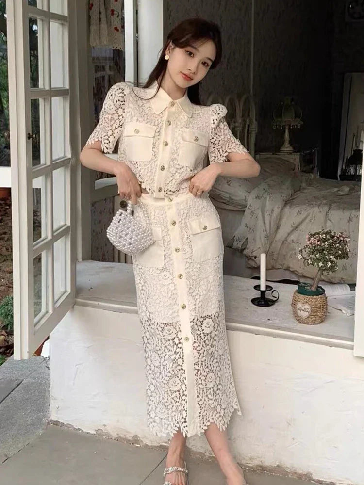 Luxe Zomer Kant Dekbed Set