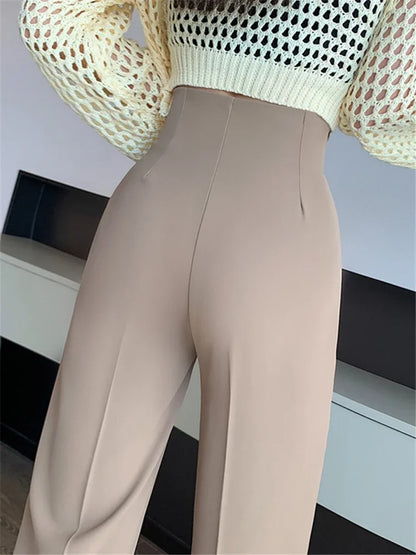 Elegante Hoge Taille Broek voor Vrouw