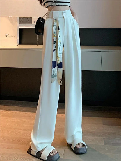 Witte Pakbroek voor Dames Elegante Stijl