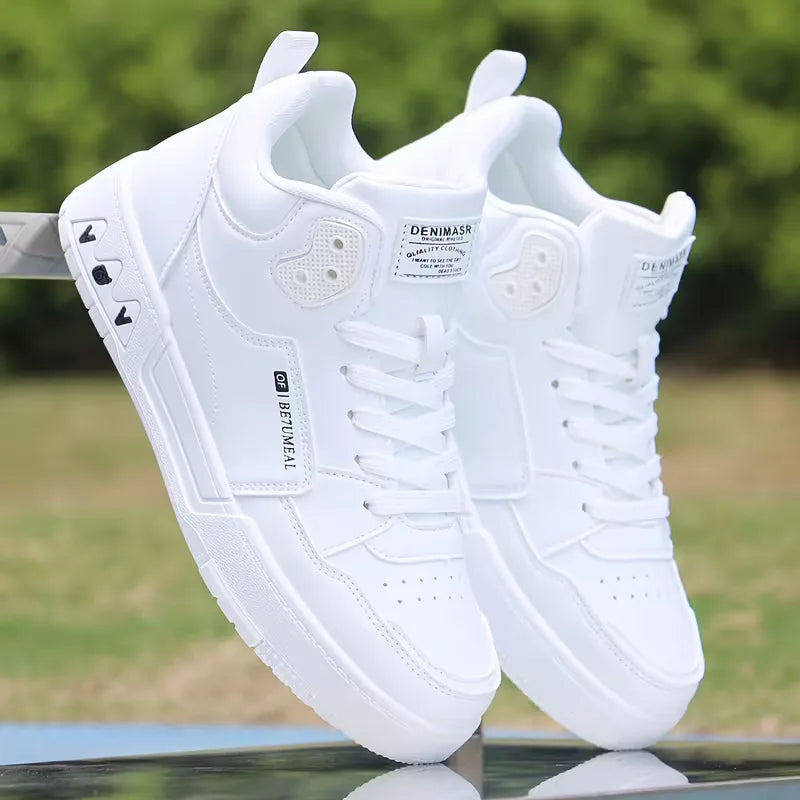 Hoge Sneakers Sportief met Vetersluiting en Goede Demping - StudioMarella