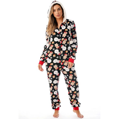 Holly Dames Kerst Onesie | Ultra Zachte Stof, Vrolijk Ontwerp 1