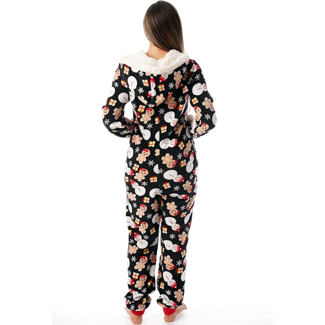 Holly Dames Kerst Onesie | Ultra Zachte Stof, Vrolijk Ontwerp 3