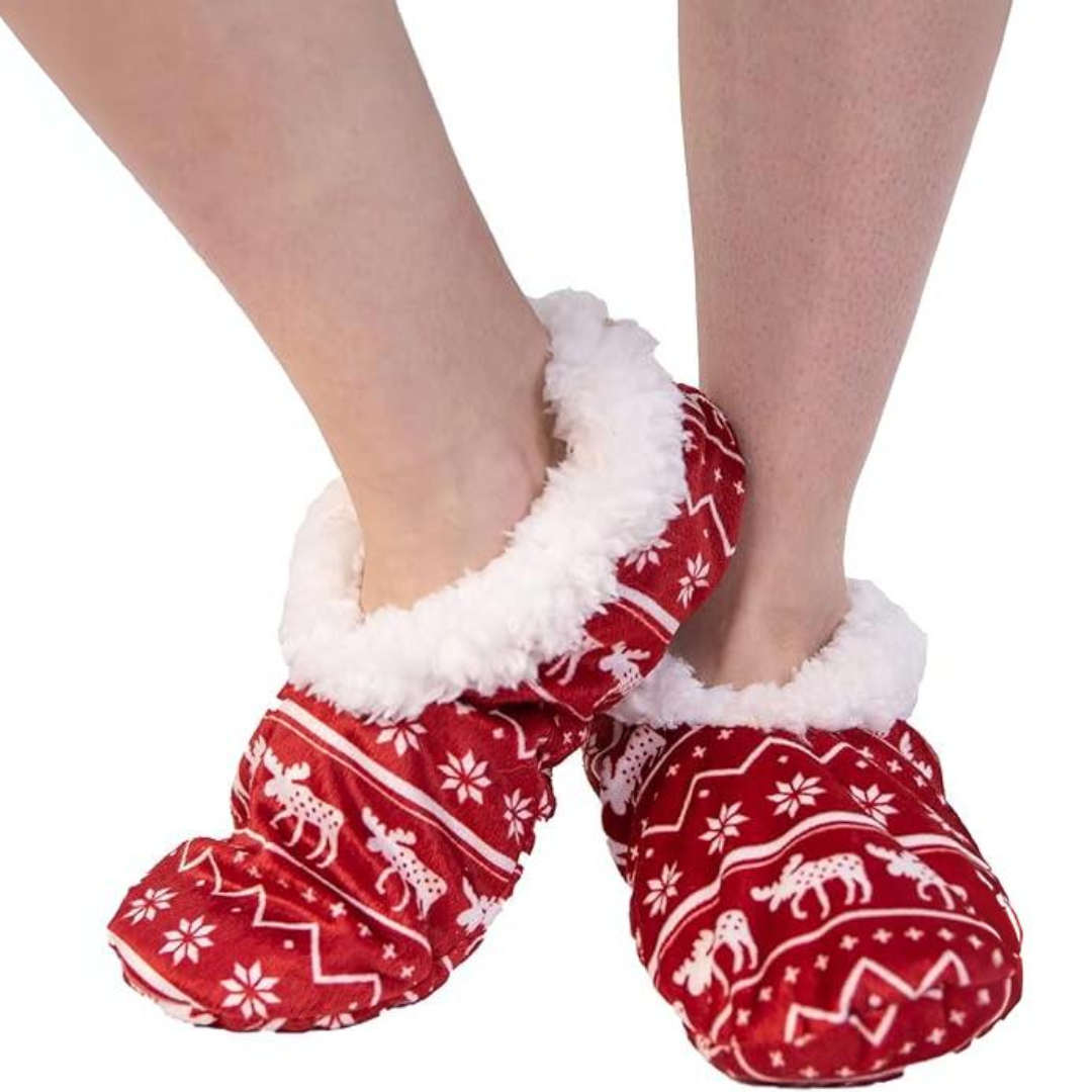 Dames Slofsokken Zacht Fleece Antislip Warm - StudioMarella