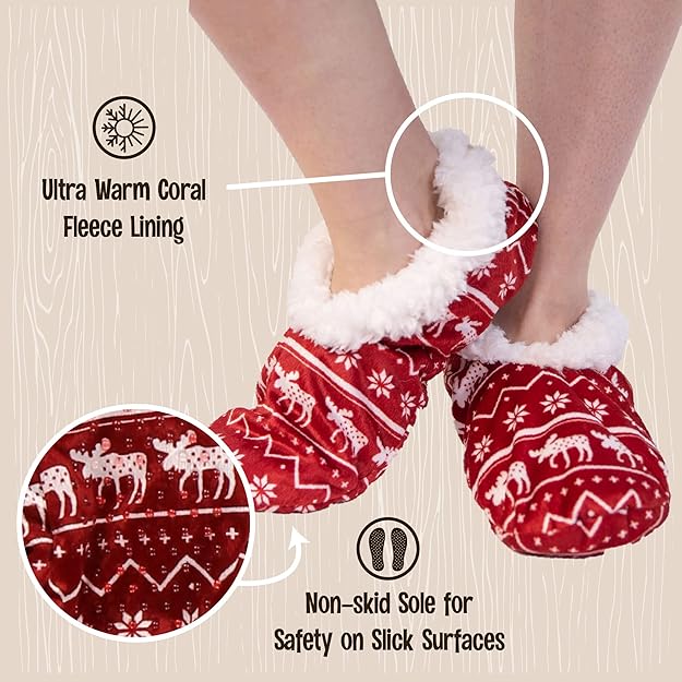 Holly Dames Slofsokken | Zachte Fleece, Antislip 2