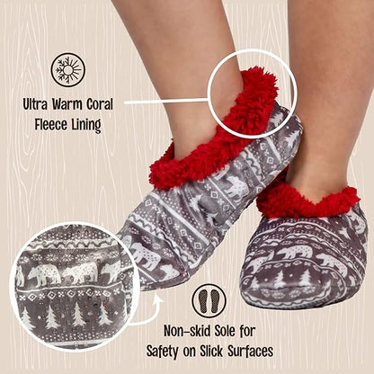 Holly Dames Slofsokken | Zachte Fleece, Antislip 5