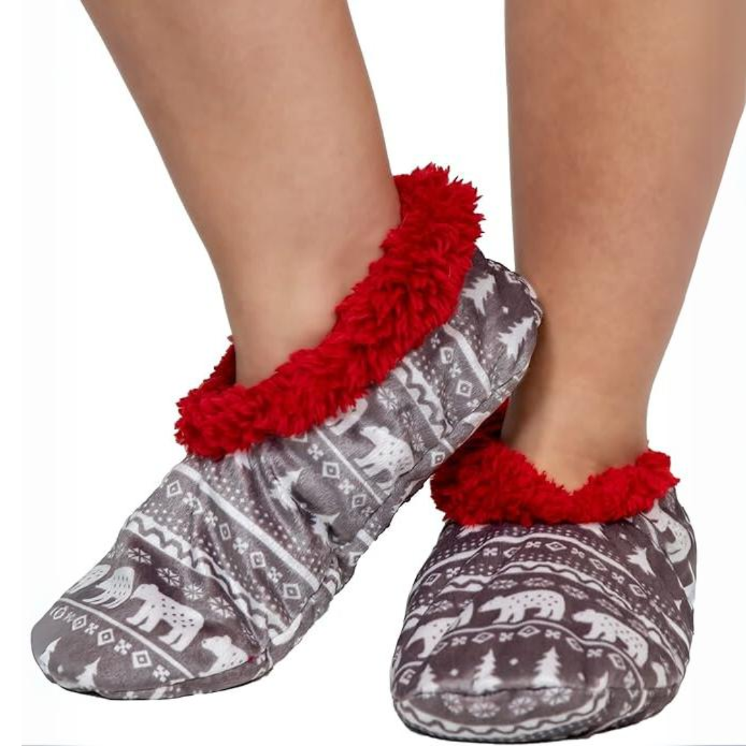 Holly Dames Slofsokken | Zachte Fleece, Antislip 7