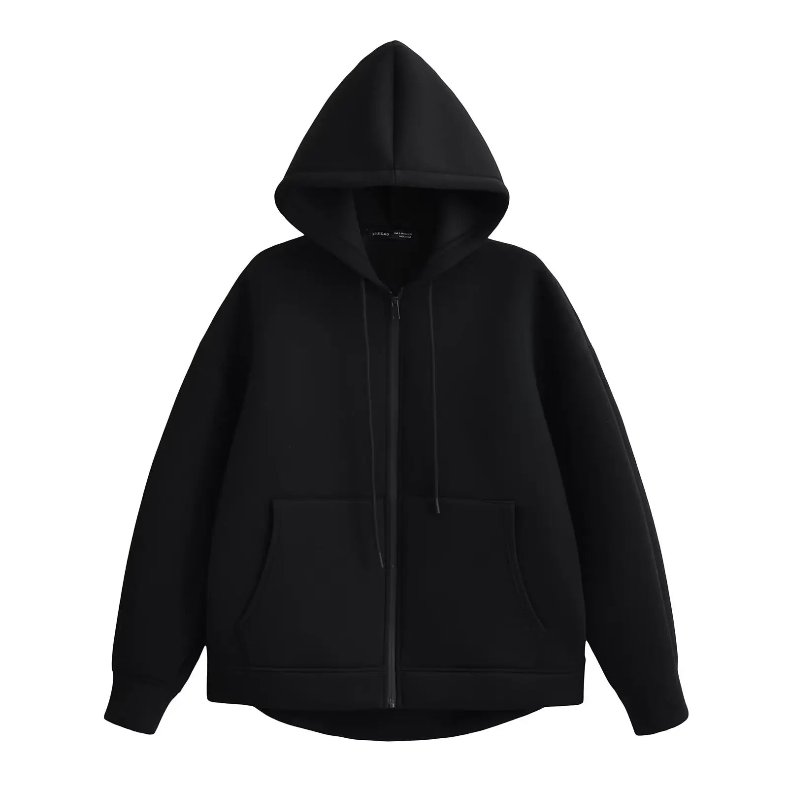 Dames Winterjas Lange Grijze Jas met Capuchon Warm en Comfortabel - StudioMarella