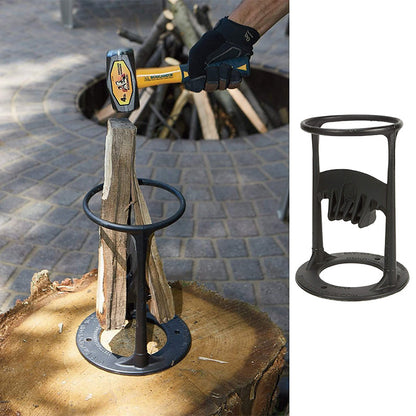 Handmatige Houtsplijter Gietijzer 27cm voor Haardhout en Camping