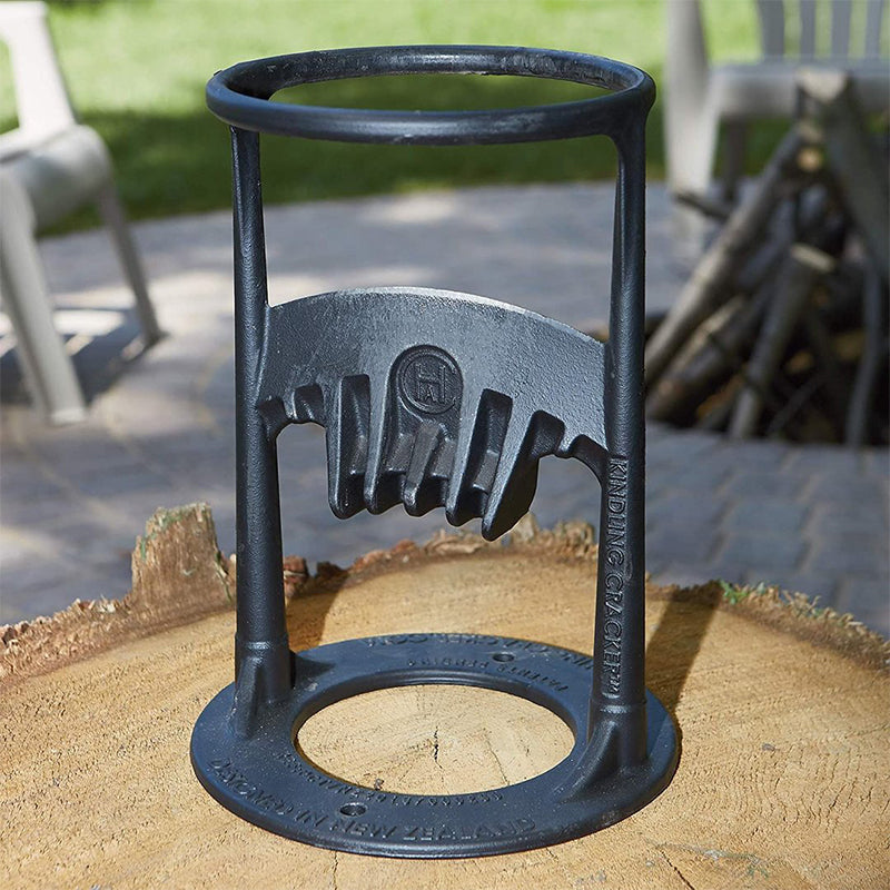 Handmatige Houtsplijter Gietijzer 27cm voor Haardhout en Camping