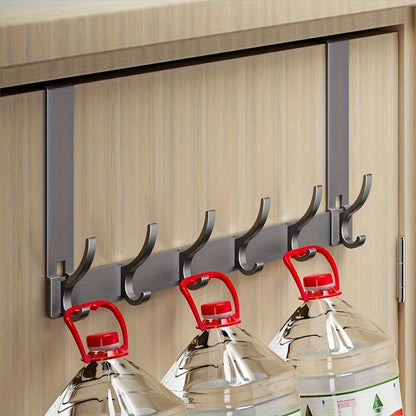 Deurkapstok Aluminium 39cm Zwart Over Deur Kapstok Jassen Handdoeken Kapstokhaak Zonder Boren Ruimtebesparend Organizer