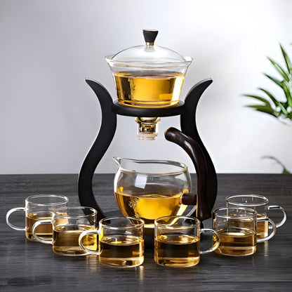 Glazen Theepot Met Theefilter Magnetisch Druipsysteem 600ml