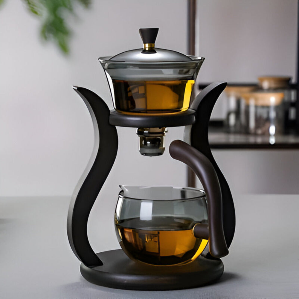 Glazen Theepot Met Theefilter Magnetisch Druipsysteem 600ml