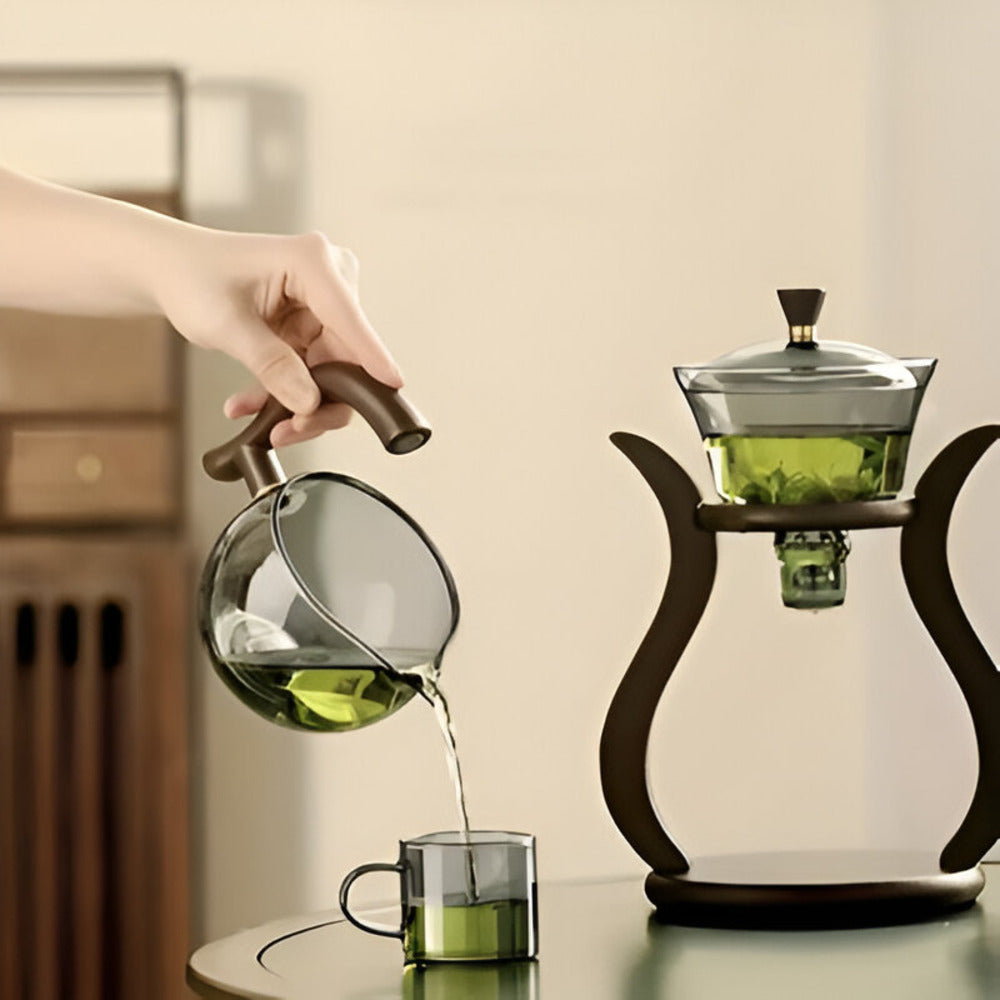 Glazen Theepot Met Theefilter Magnetisch Druipsysteem 600ml