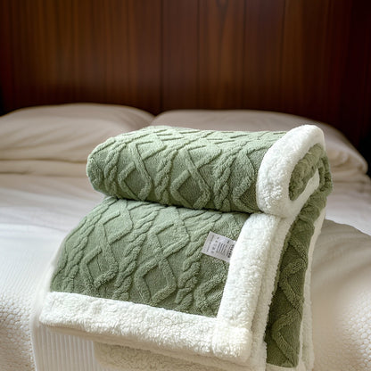 Fleecedeken Tweezijdig Polyester Grijs Wit Bank Bed Warm Deken 100x150 150x200 200x230 cm Zacht Plaid Winterdeken Sherpa Deken