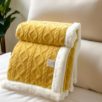 Fleecedeken Tweezijdig Polyester Grijs Wit Bank Bed Warm Deken 100x150 150x200 200x230 cm Zacht Plaid Winterdeken Sherpa Deken