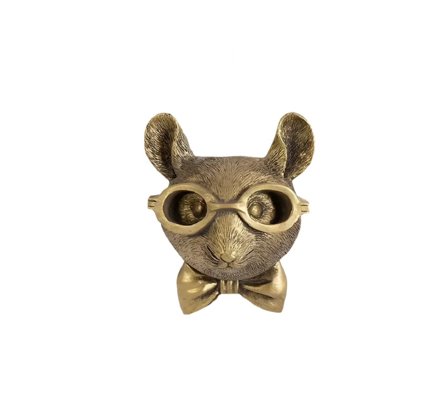 Wandhaak Dierenkop Goud Kapstokhaak Decoratie Wand Resin